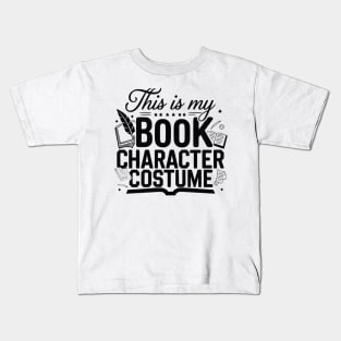 This Is My Book Character Costume Funny Kids T-Shirt